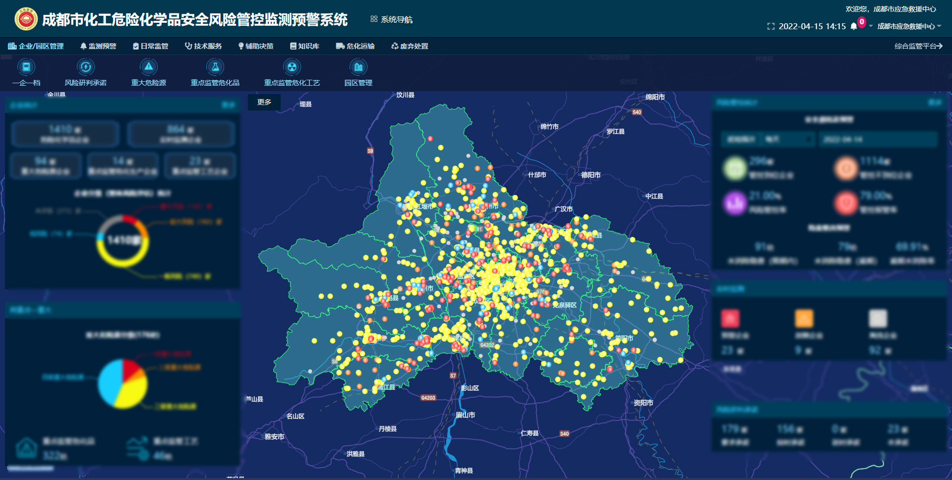 成都市化工危險(xiǎn)化學(xué)品風(fēng)險(xiǎn)監(jiān)測(cè)預(yù)警系統(tǒng)建設(shè)